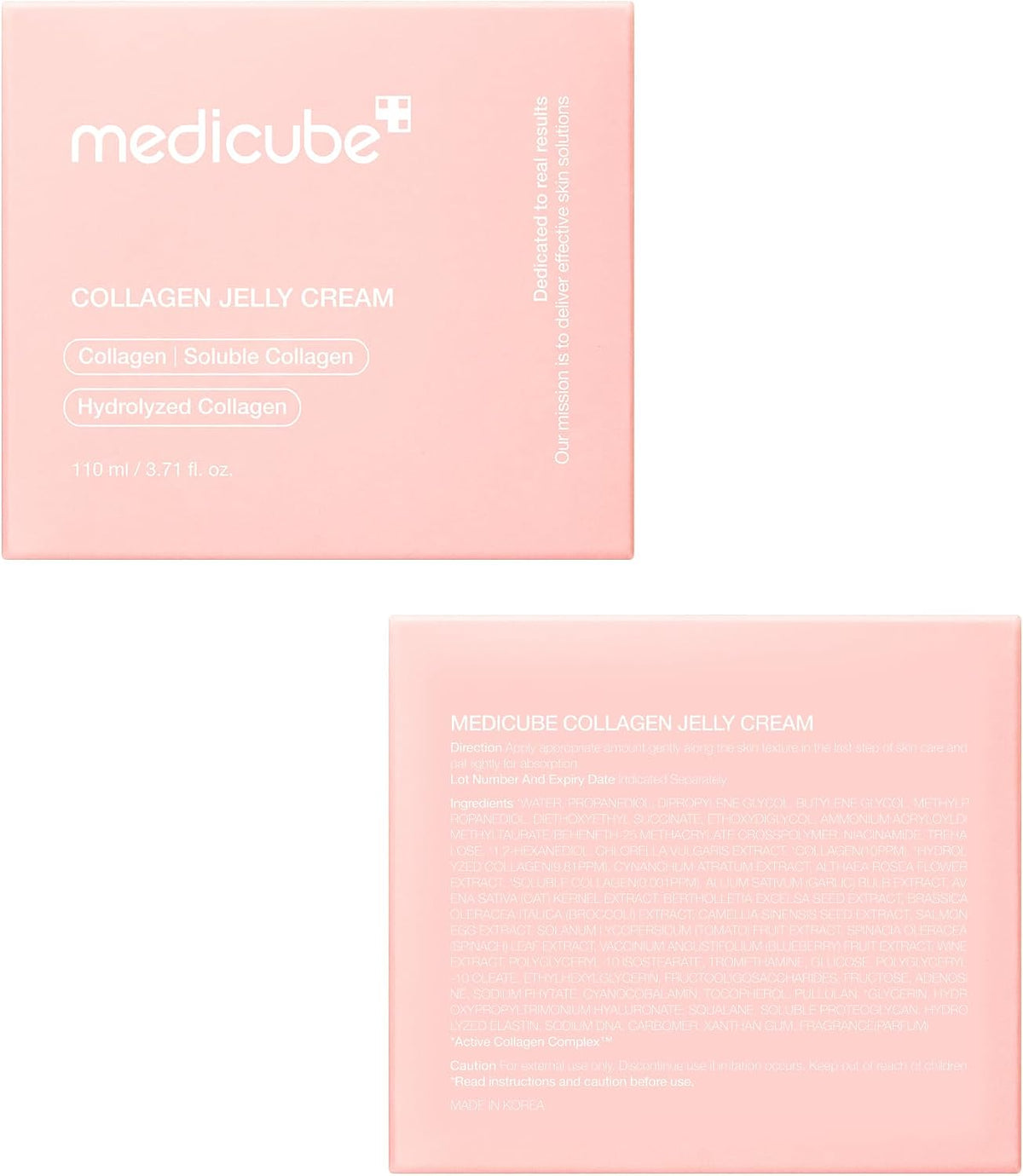 medicube Jelly Cream with Collagen & Niacinamide, 3.71 fl.oz