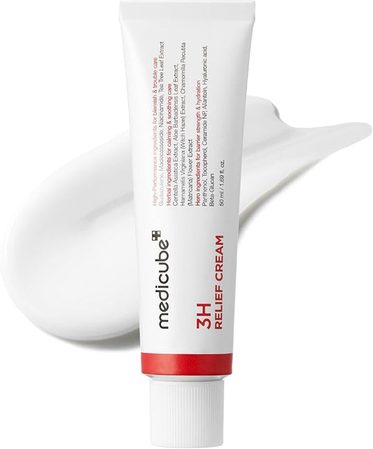medicube 3H Daily Relief Cream for All Skin Types & After Spot Care