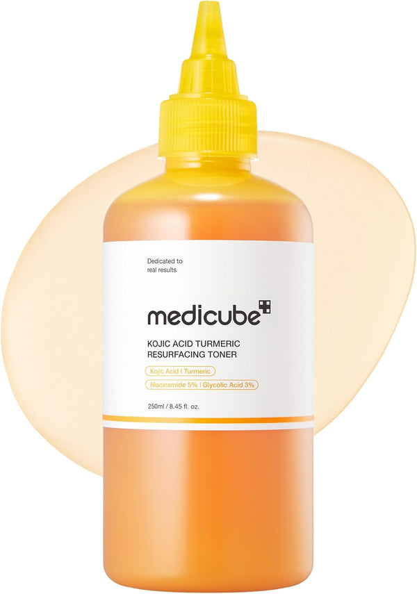 medicube Kojic Acid Turmeric Smoothing Toner for Face & Body | Lightweight Toner