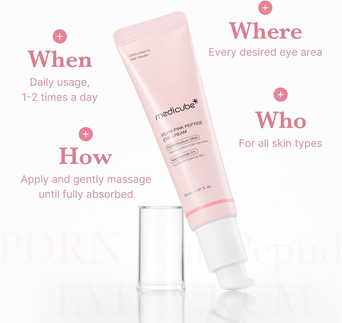 medicube Eye Serum with Salmon DNA PDRN & Pink Peptides