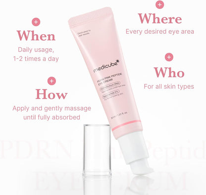 medicube Eye Serum with Salmon DNA PDRN & Pink Peptides