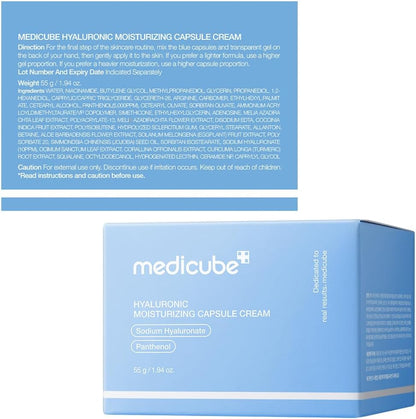 medicube Capsule Cream with Hyaluronic Acid for 120H Lasting Hydration