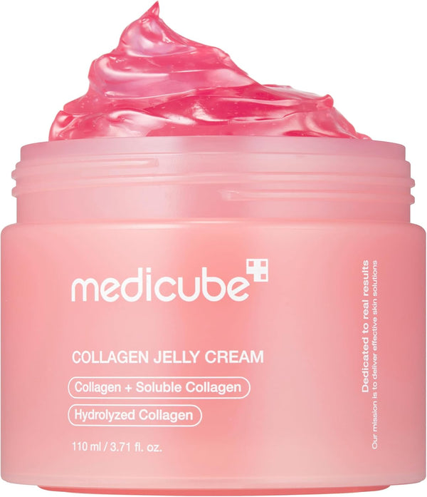 medicube Collagen Jelly Cream- Niacinamide & Freeze-Dried Hydrolyzed Collagen-Boosts skin barrier hydration