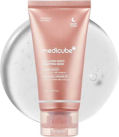 medicube Wrapping Mask Collagen - Overnight Peel Off Facial Mask