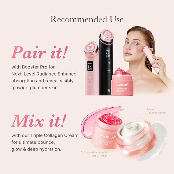 medicube Jelly Cream with Collagen & Niacinamide, 3.71 fl.oz