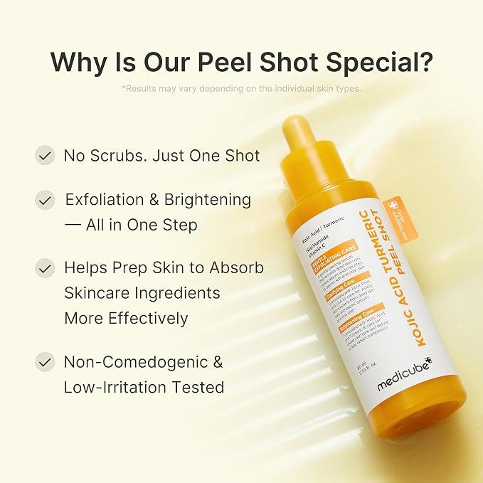 medicube Peel Shot with Kojic Acid Turmeric for Troubled Skin