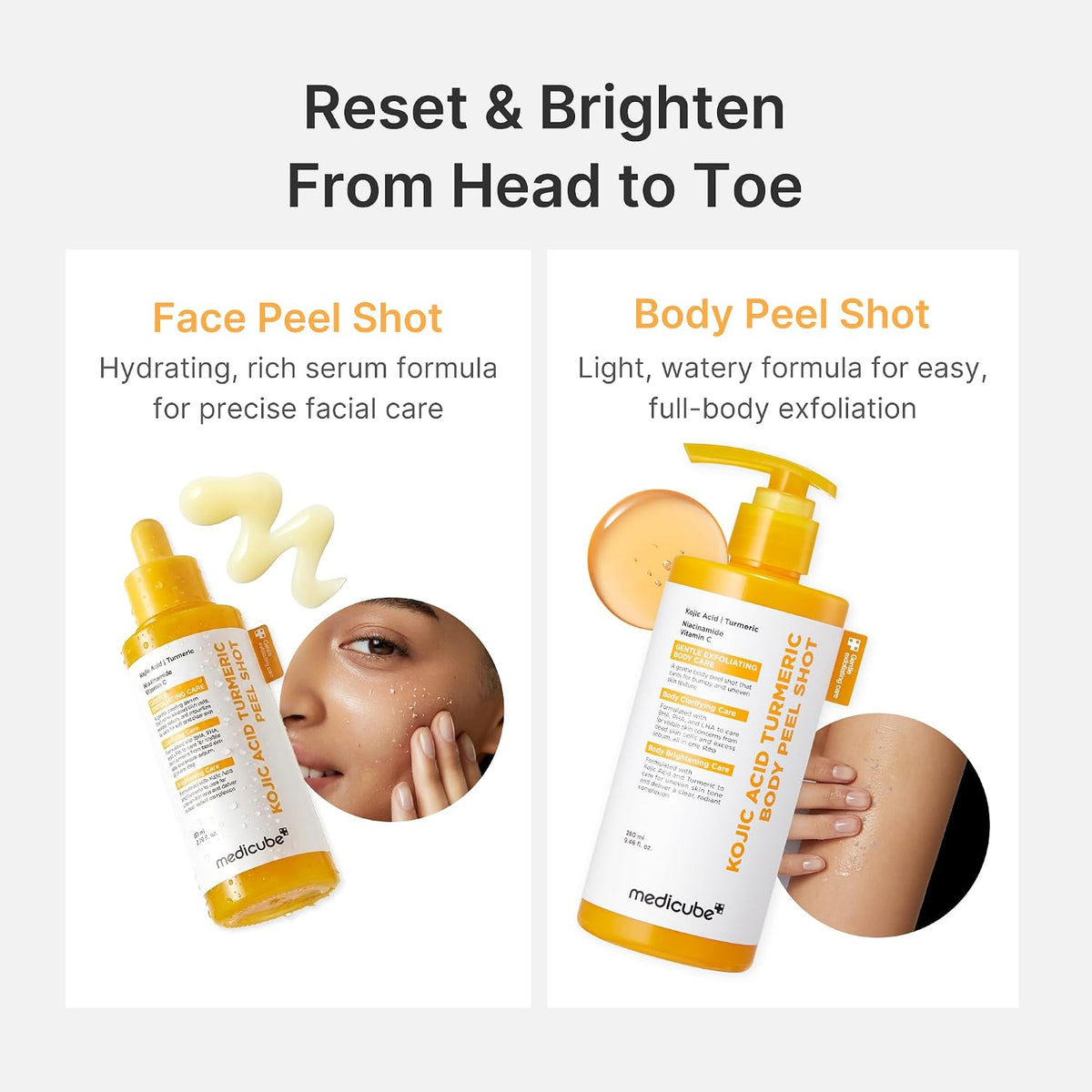 medicube Peel Shot with Kojic Acid Turmeric for Troubled Skin