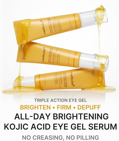 medicube Eye Cream with Kojic Acid Turmeric for All-Day Brightening