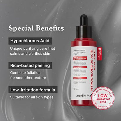 medicube Peel Shot with Hypochlorous Acid for Pores & Blackheads