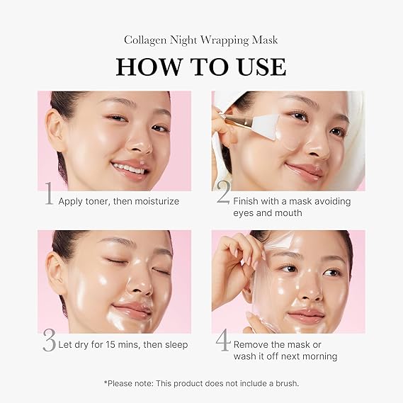 medicube Wrapping Mask Collagen - Overnight Peel Off Facial Mask