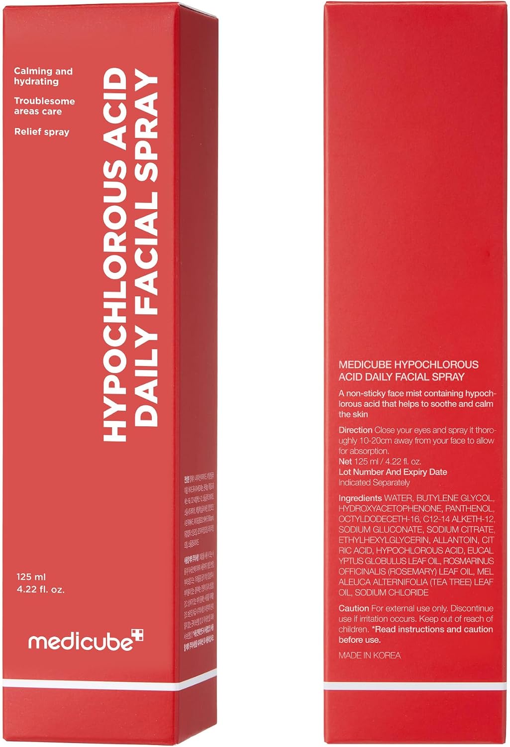 medicube Power Soothing Spray with Hypochlorous Acid, 125ml