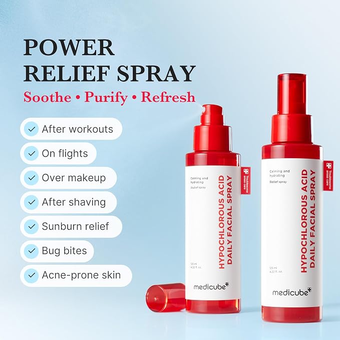 medicube Power Soothing Spray with Hypochlorous Acid, 125ml
