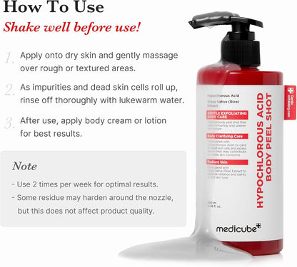 medicube Body Peel Shot with Hypochlorous Acid