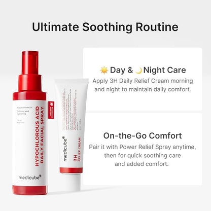 medicube 3H Daily Relief Cream for All Skin Types & After Spot Care