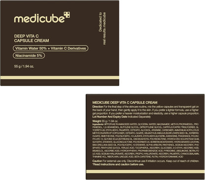 medicube Capsule Cream with Deep Vitamin C for Radiance