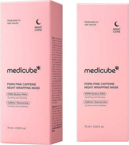 medicube Wrapping Mask PDRN Caffeine - Overnight Peel Off Facial Mask