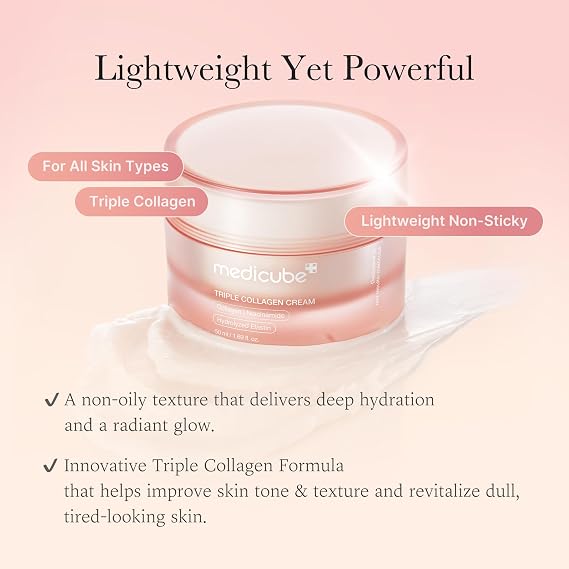 medicube Triple Collagen Cream for Hydrating & Firming