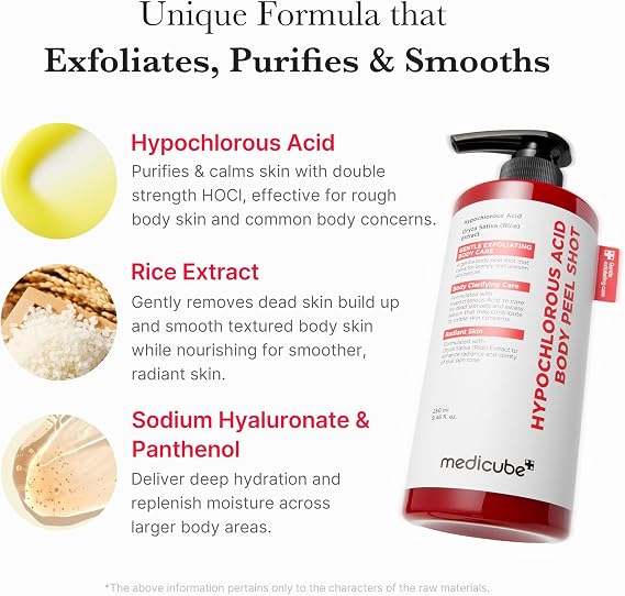 medicube Body Peel Shot with Hypochlorous Acid