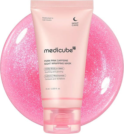 medicube Wrapping Mask PDRN Caffeine - Overnight Peel Off Facial Mask
