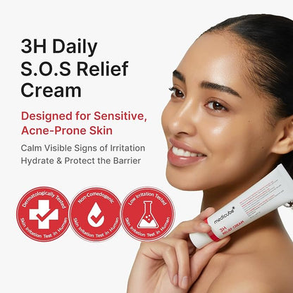 medicube 3H Daily Relief Cream for All Skin Types & After Spot Care