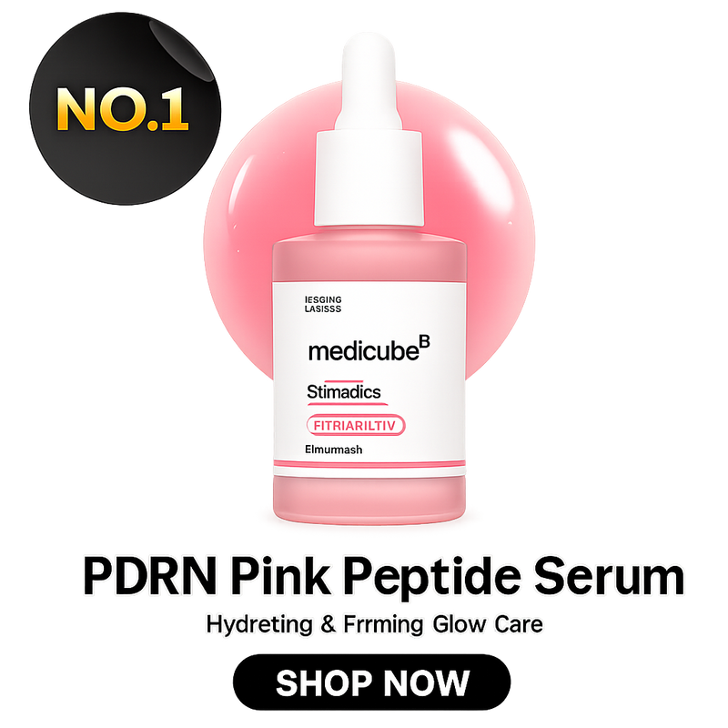 medicube Salmon DNA PDRN Pink Peptide Serum, Pink glow serum, Peptide, Niacinamide