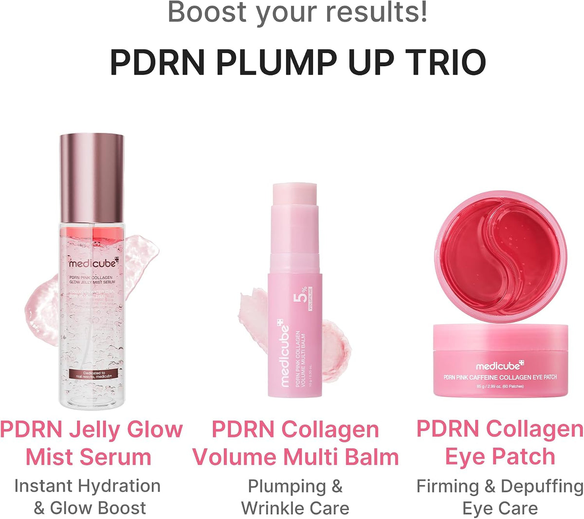 medicube PDRN Pink Collagen Volume Multi Balm Stick - Face & Body Balm